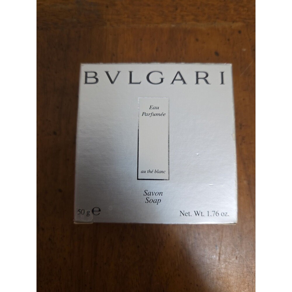 Bvlgari Eau Parfumee Au The Blanc Savon Soap Bar 2.6 OZ NEW
